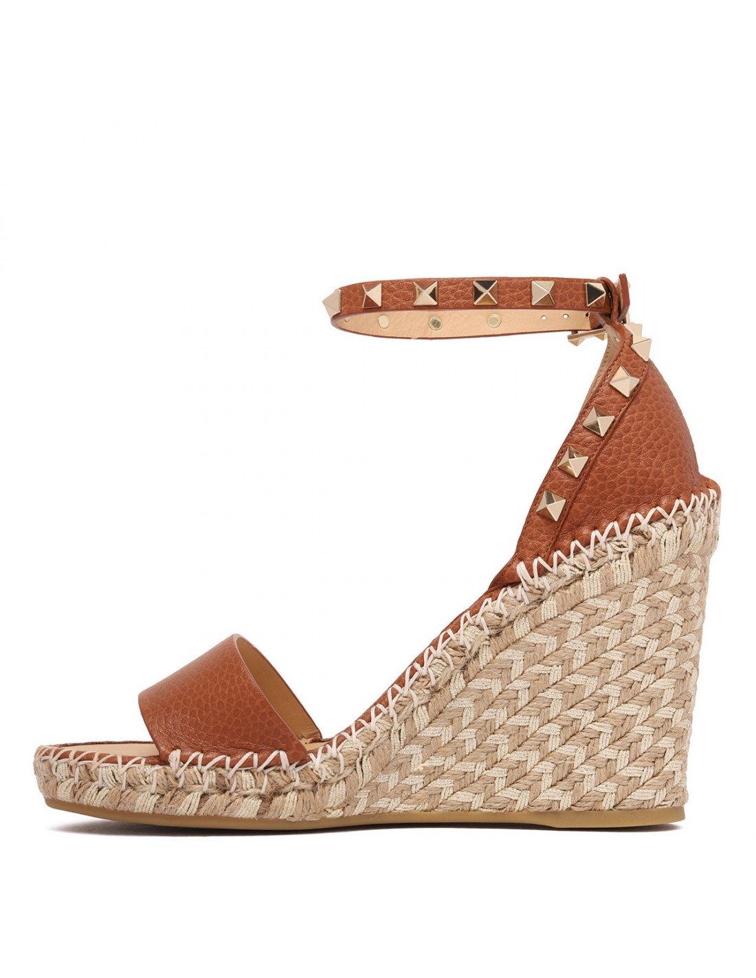 Rockstud wedge espadrillas sandals