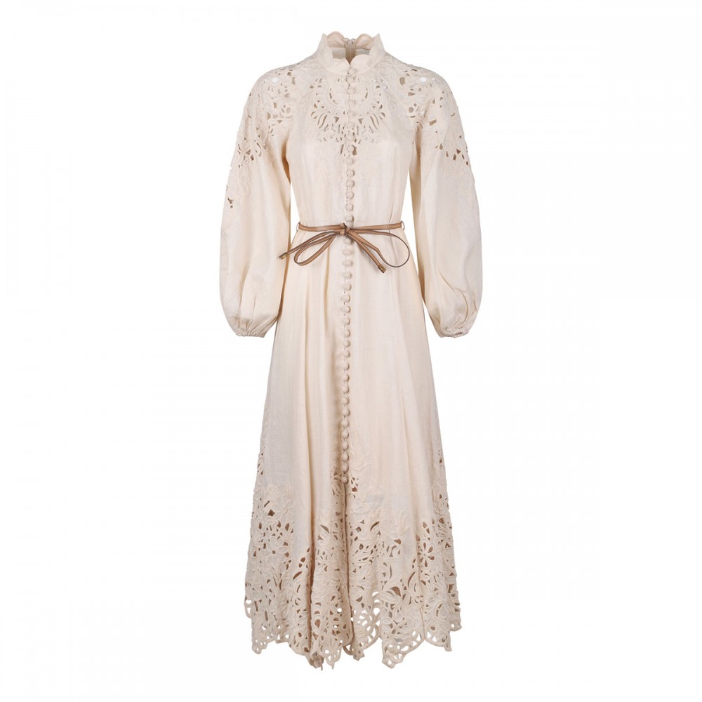 Wylie Embroidered billow dress