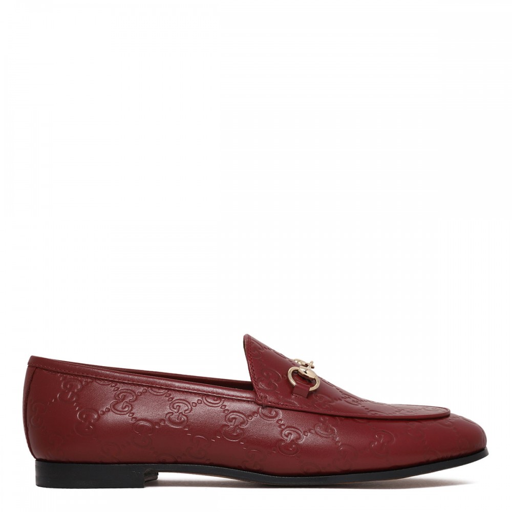 Jordaan rosso Ancora loafers