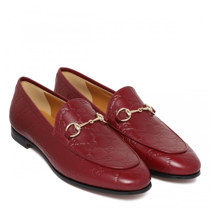 Jordaan rosso Ancora loafers