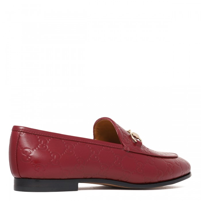 Jordaan rosso Ancora loafers