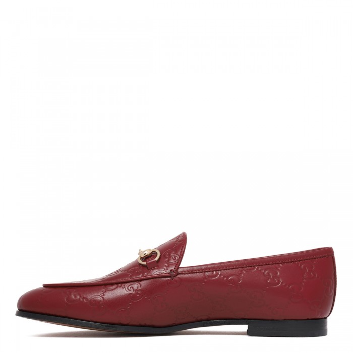 Jordaan rosso Ancora loafers