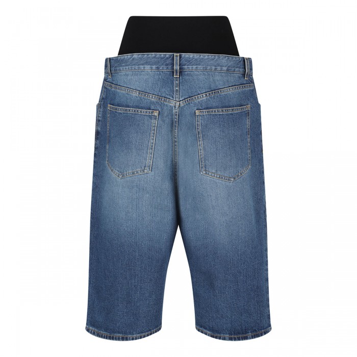 Denim bermuda shorts