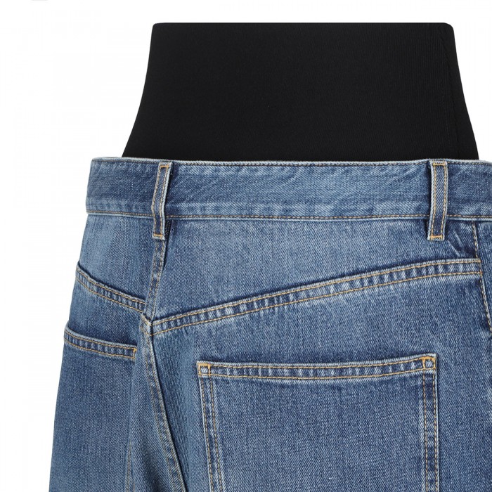 Denim bermuda shorts