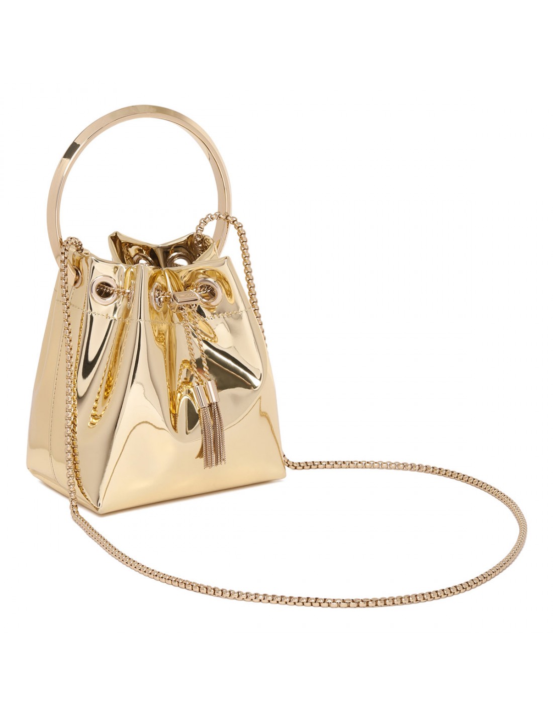 Bon Bon gold mirror mini bag