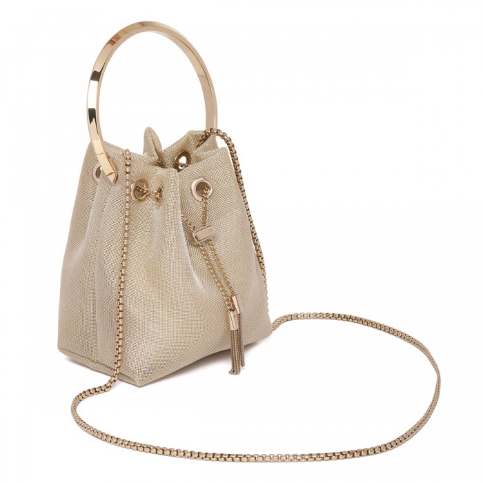 Bon Bon champagne mesh mini bag