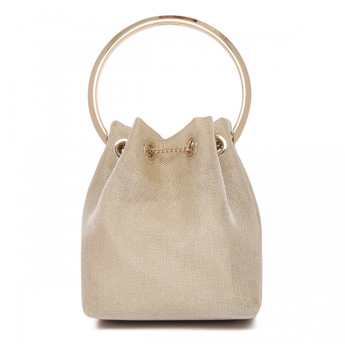 Bon Bon champagne mesh mini bag