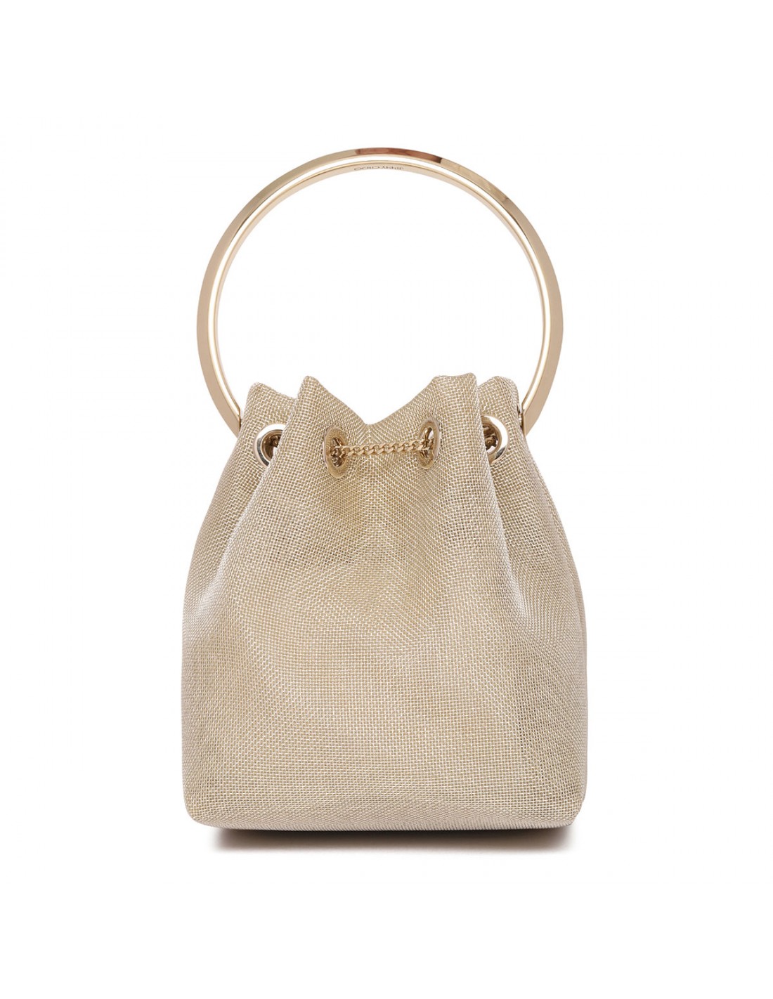 Bon Bon champagne mesh mini bag