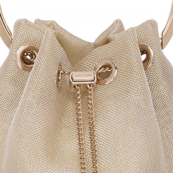 Bon Bon champagne mesh mini bag