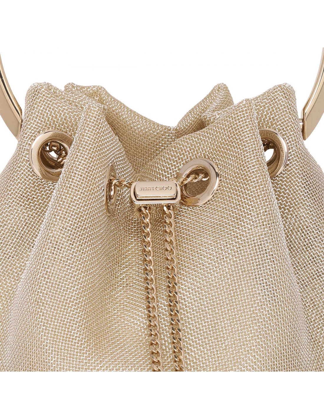 Bon Bon champagne mesh mini bag