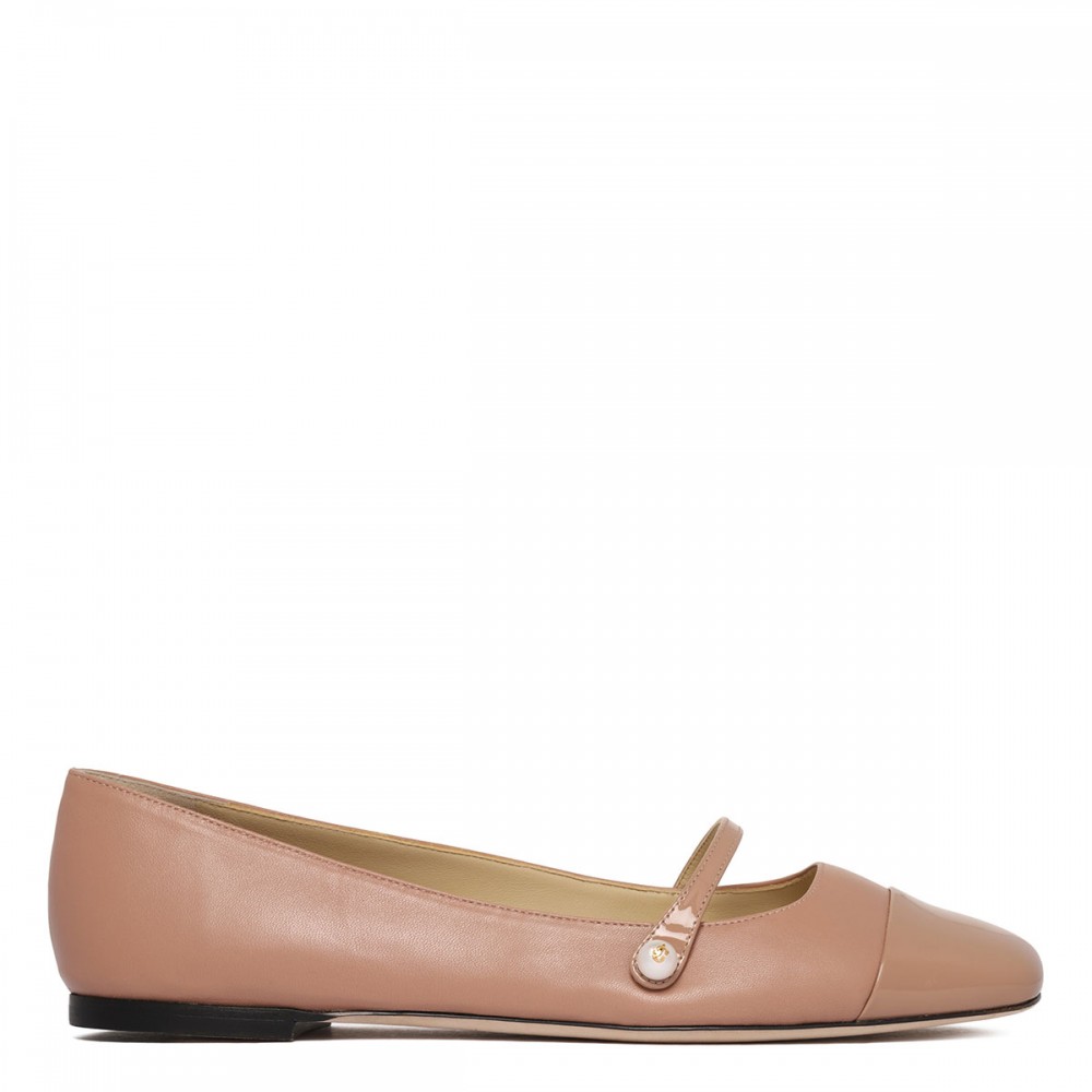 Elisa leather flats