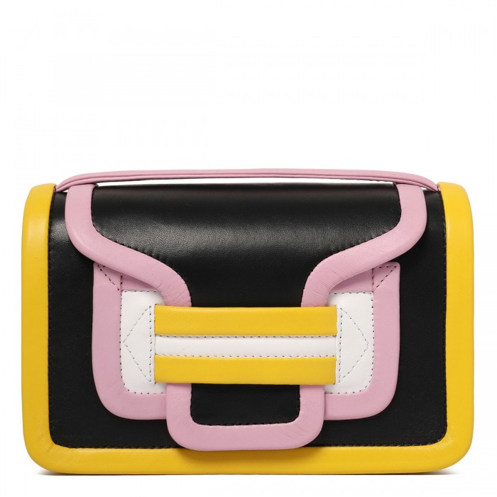 Alpha black and multicolor handbag