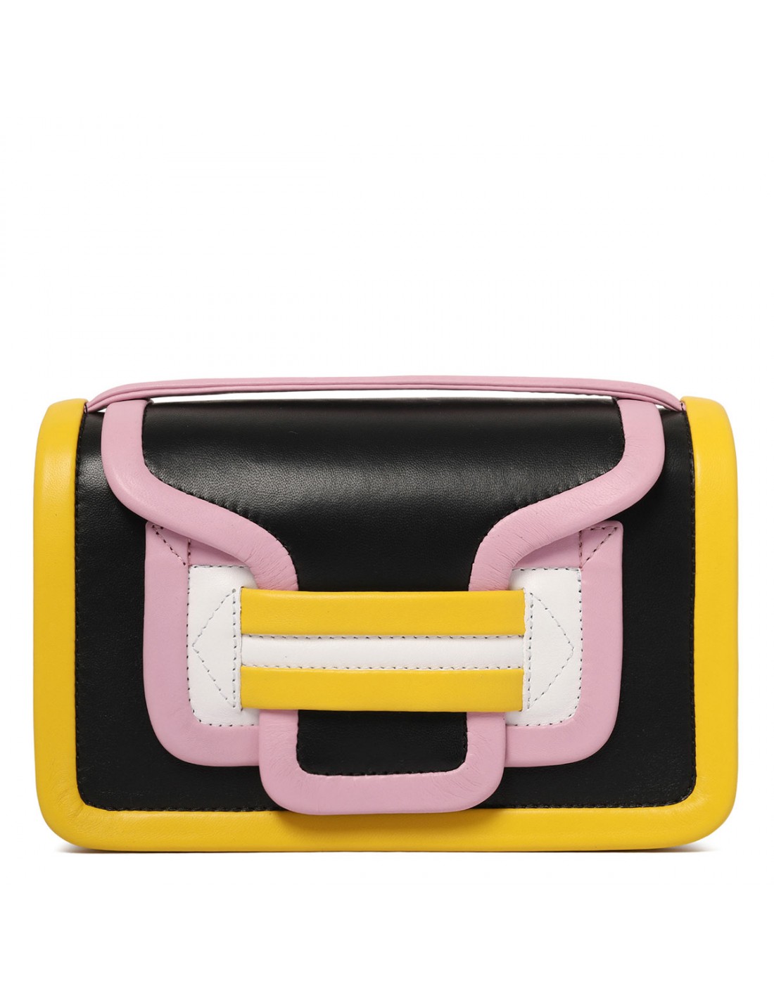 Alpha black and multicolor handbag