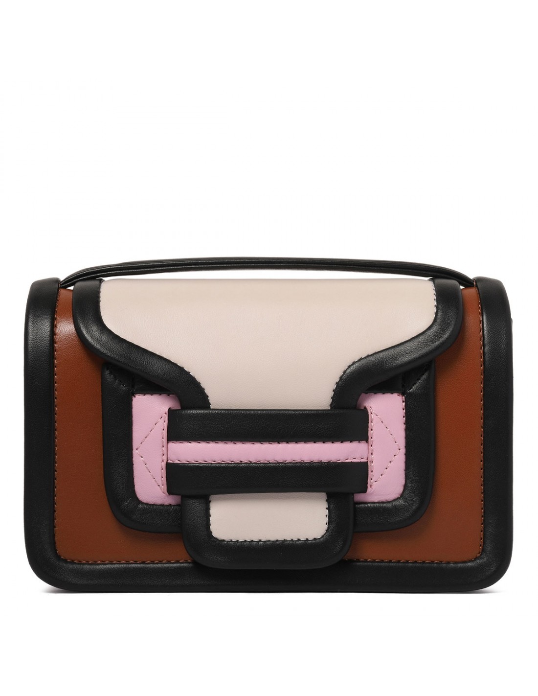 Alpha black and multicolor handbag