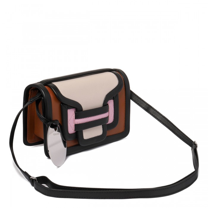 Alpha black and multicolor handbag