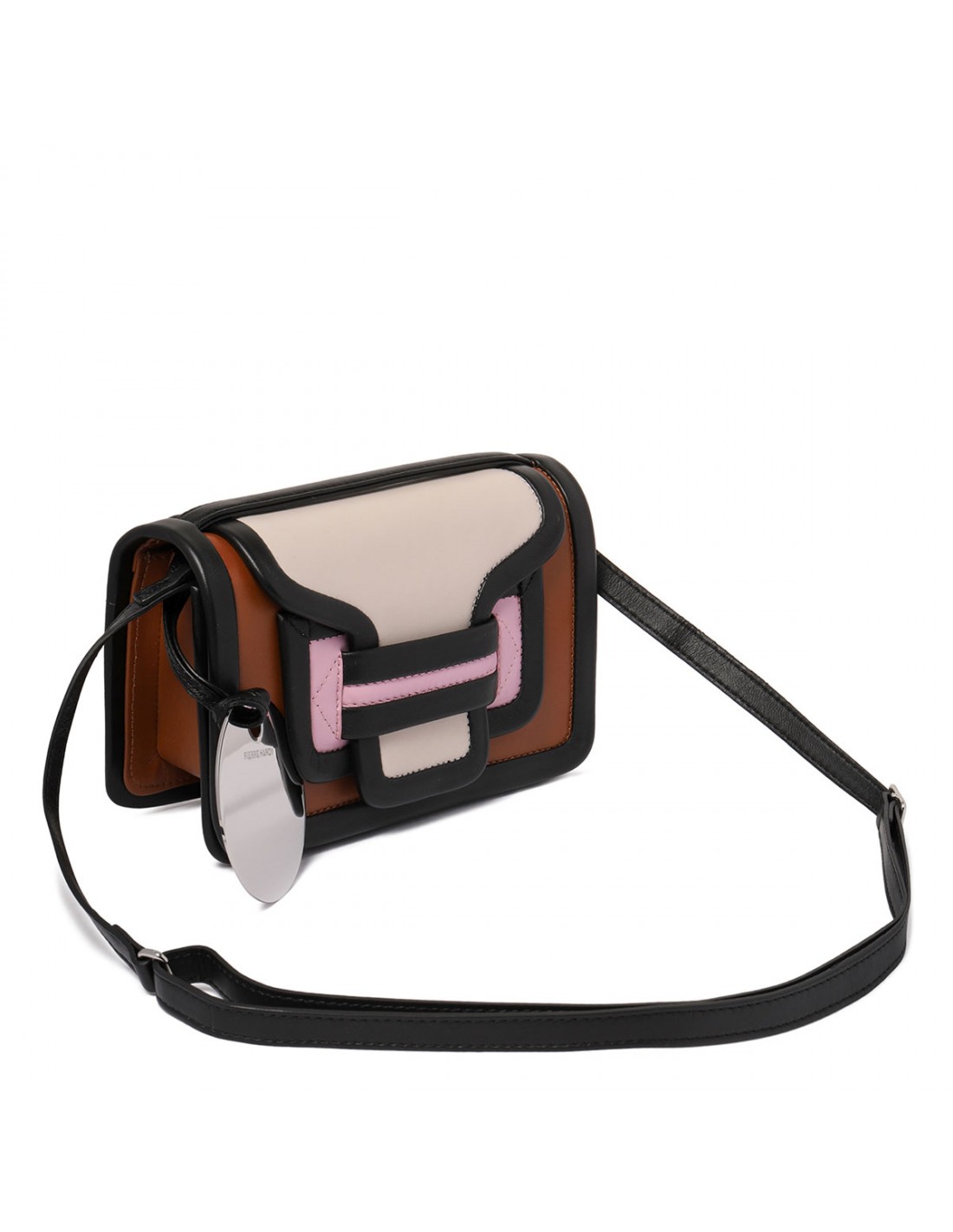 Alpha black and multicolor handbag