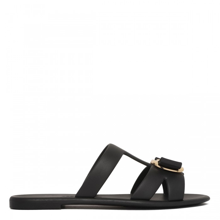 New Vara plate strappy slide sandals