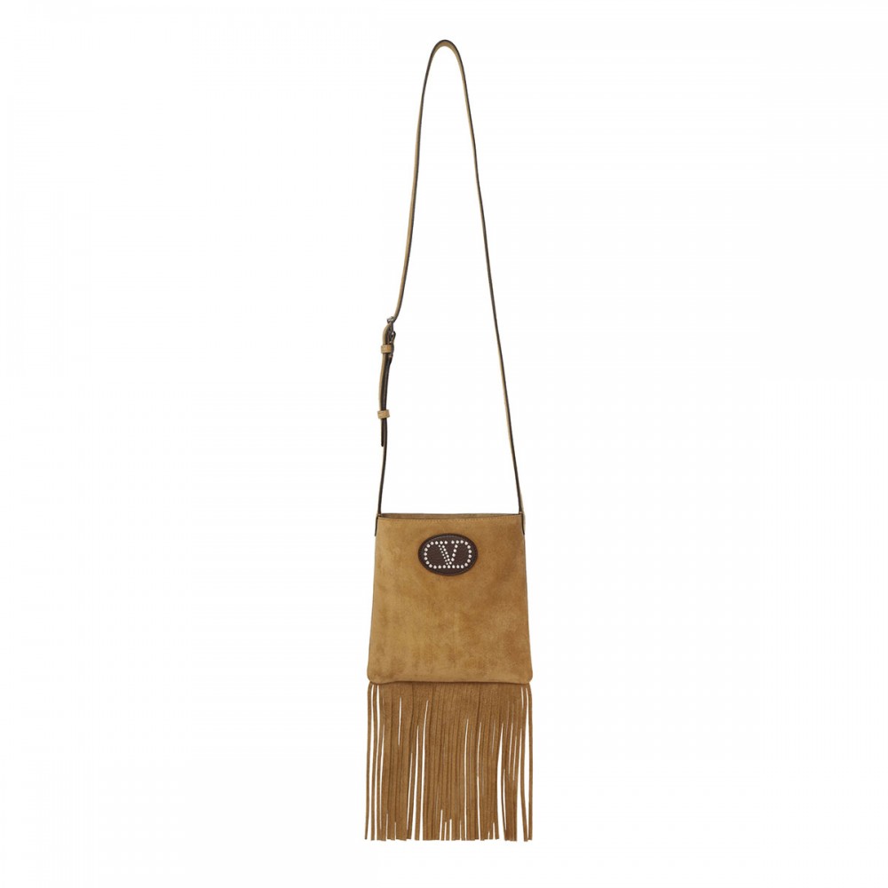 Nellcôte suede shoulder bag