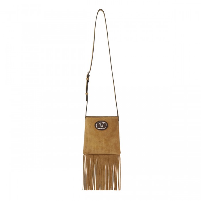 Nellcôte suede shoulder bag