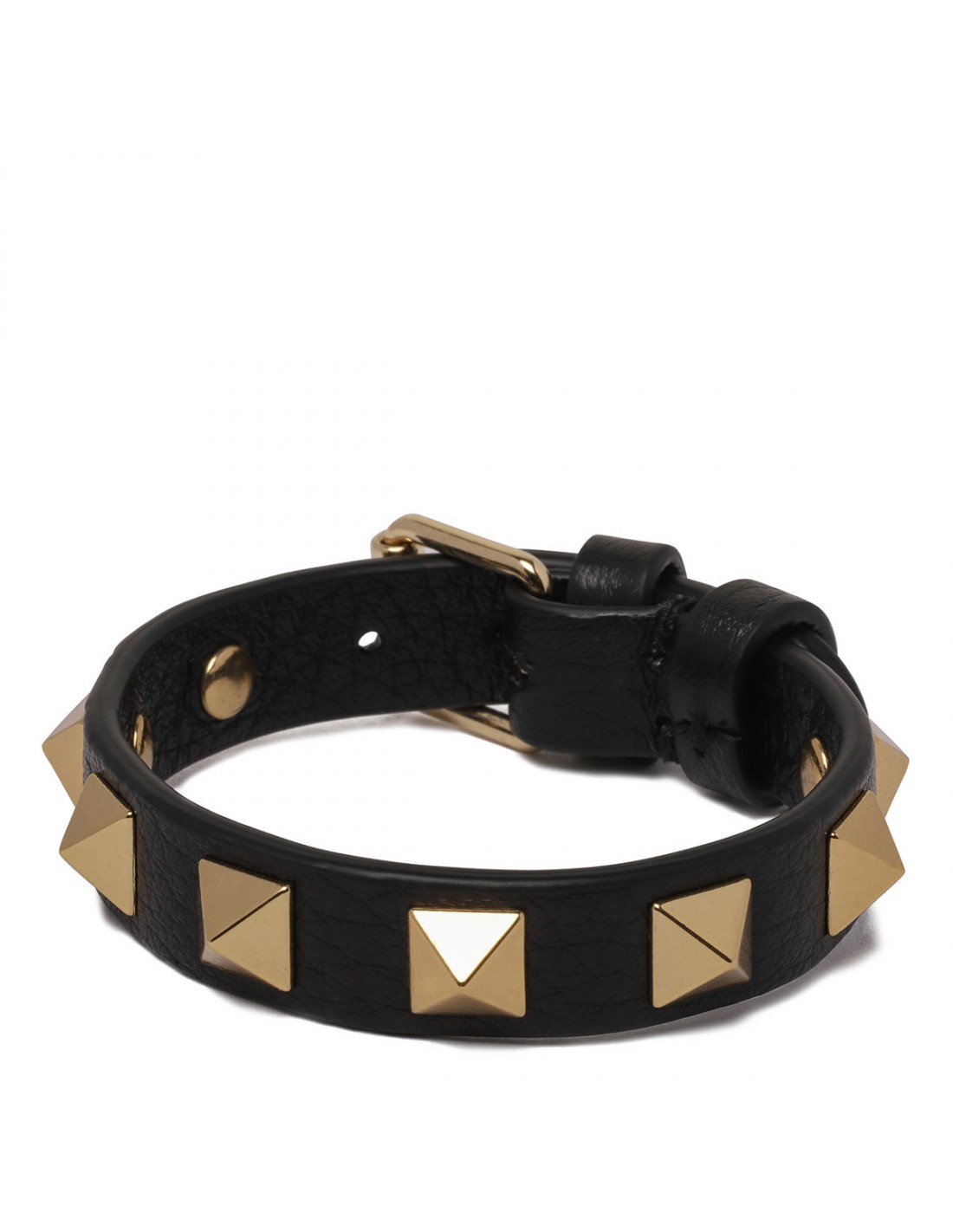 Rockstud leather bracelet