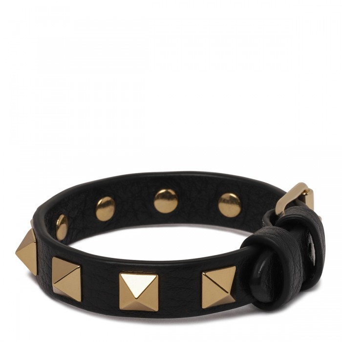 Rockstud leather bracelet