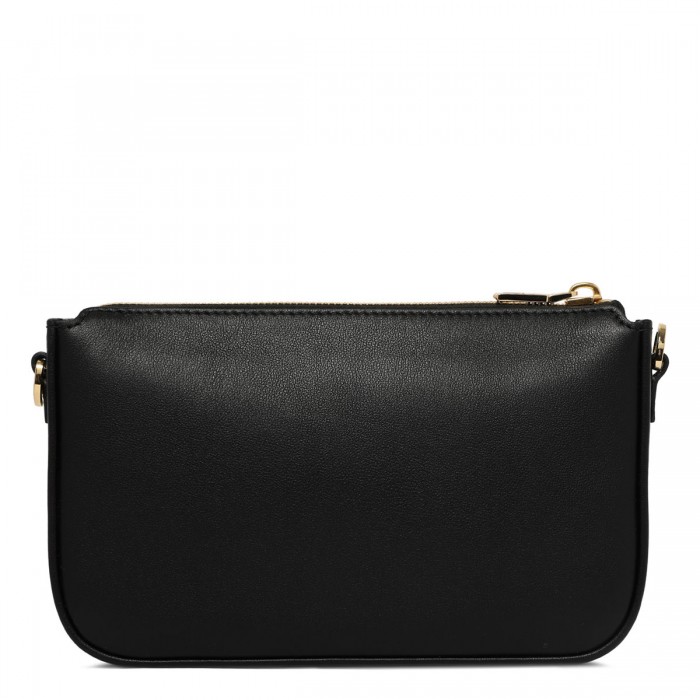 Black leather mini bag