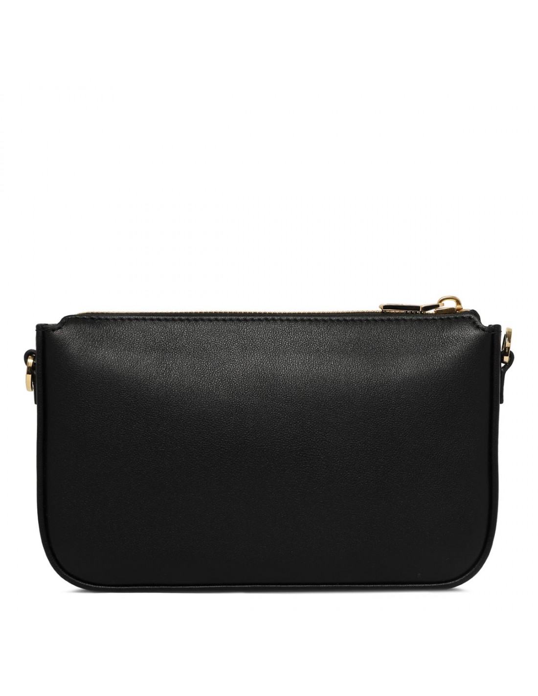 Black leather mini bag