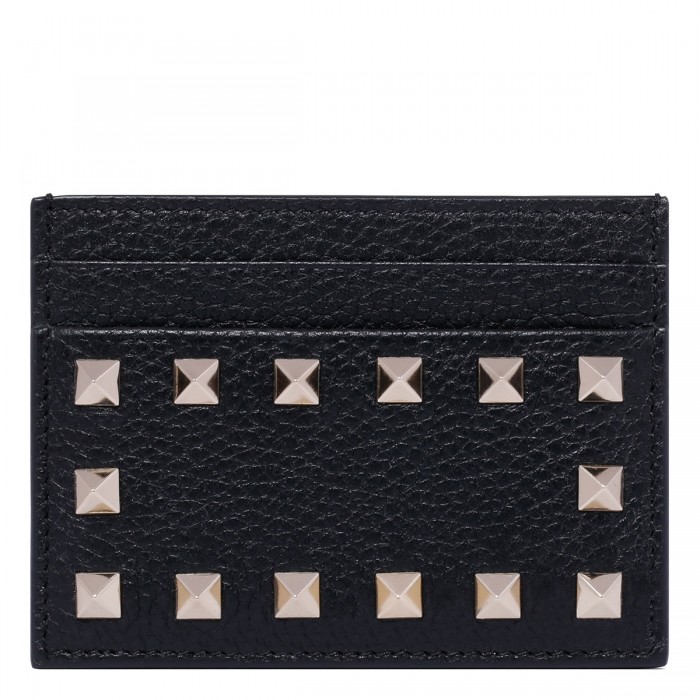 Rockstud black cardholder