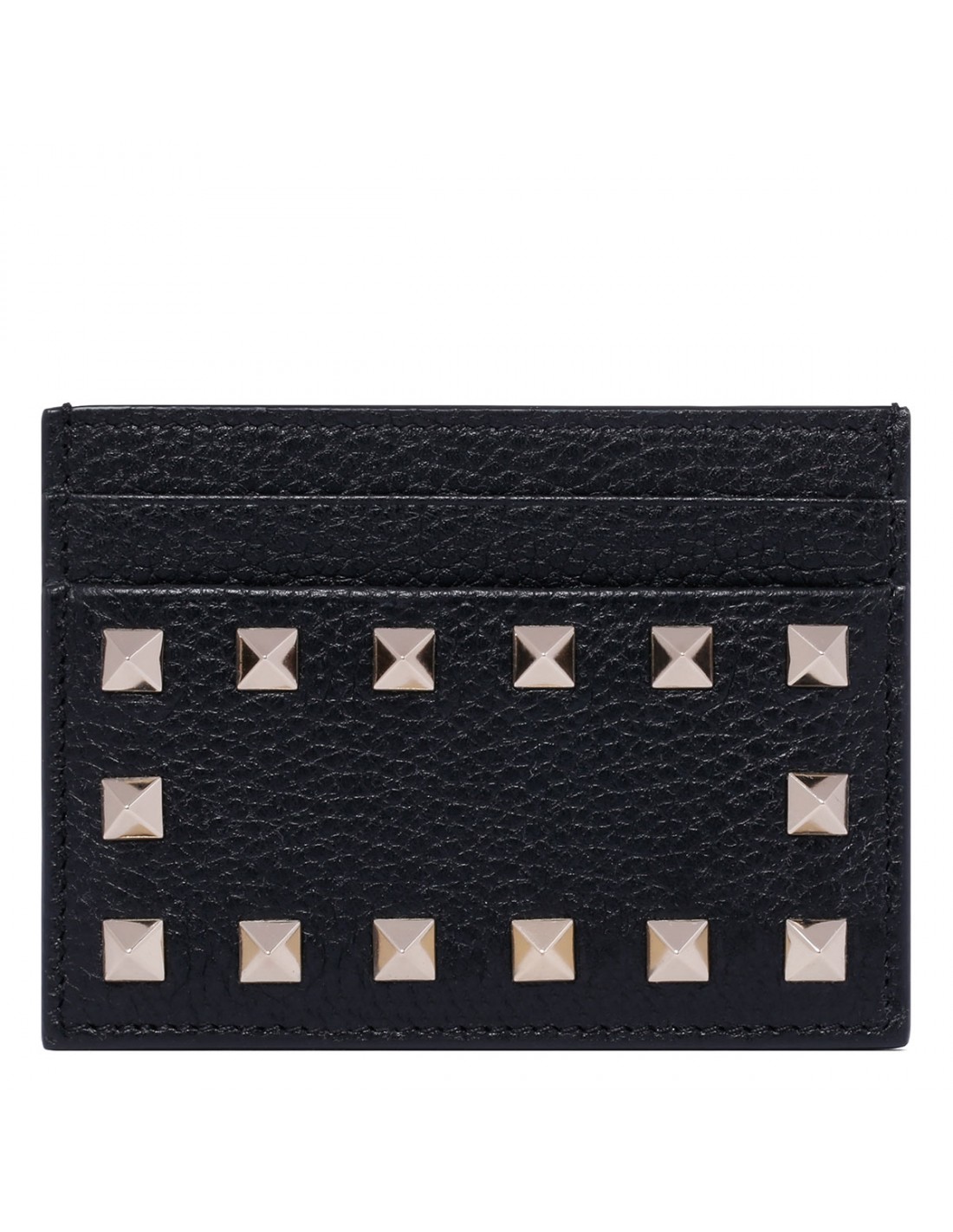 Rockstud black cardholder