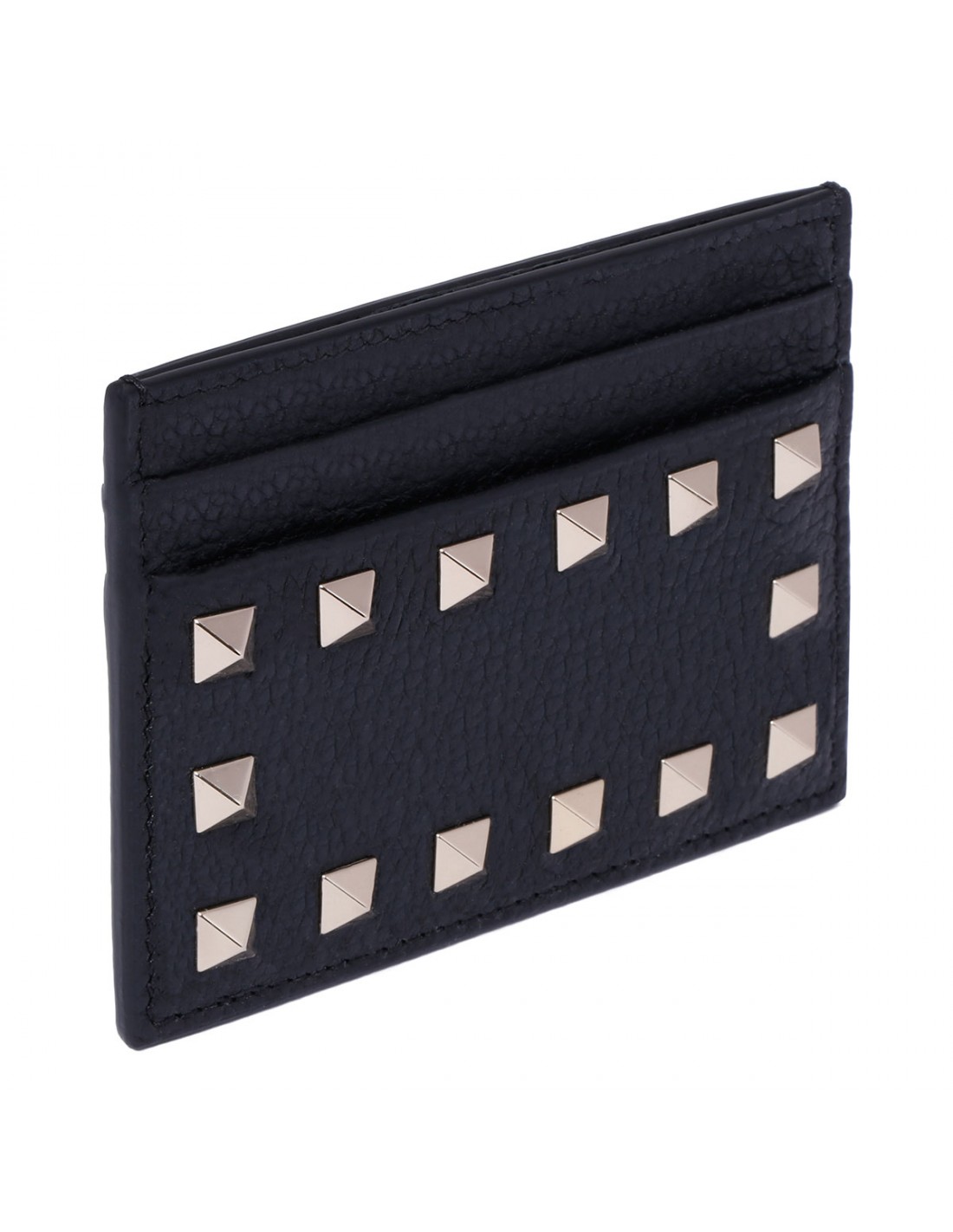 Rockstud black cardholder