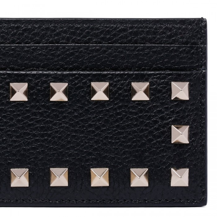 Rockstud black cardholder