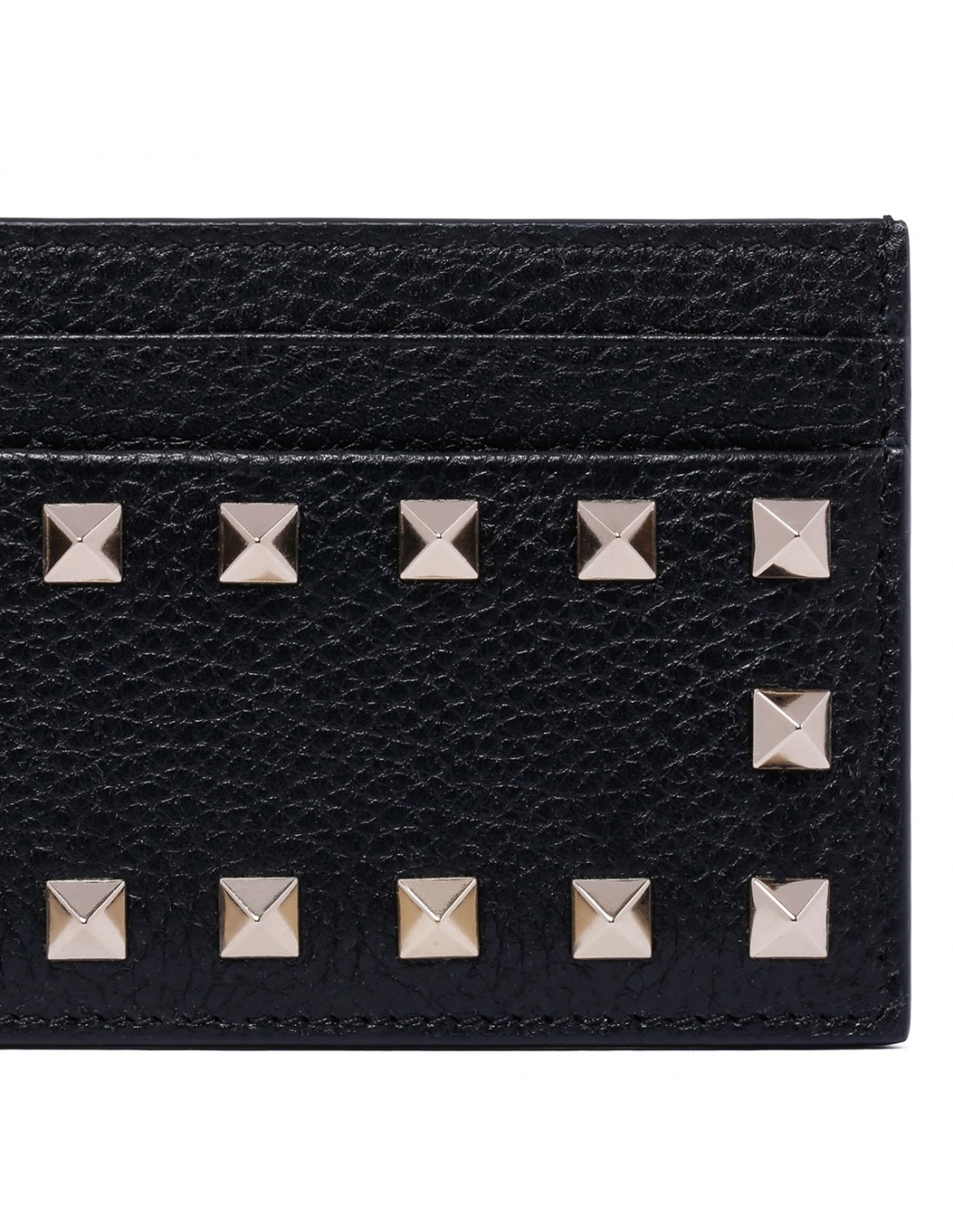 Rockstud black cardholder