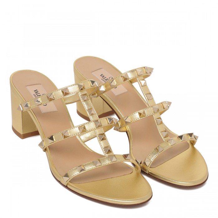 Rockstud slide sandals