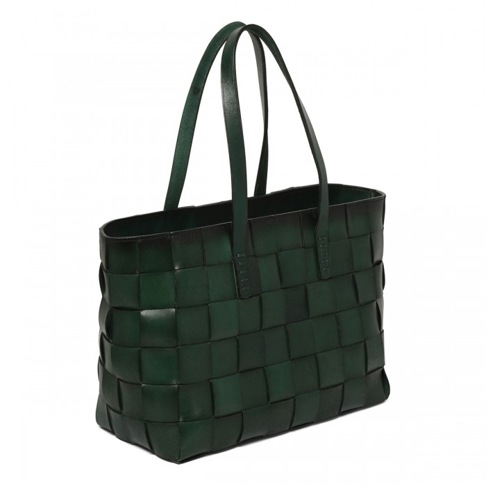 Box Weave basket tote bag