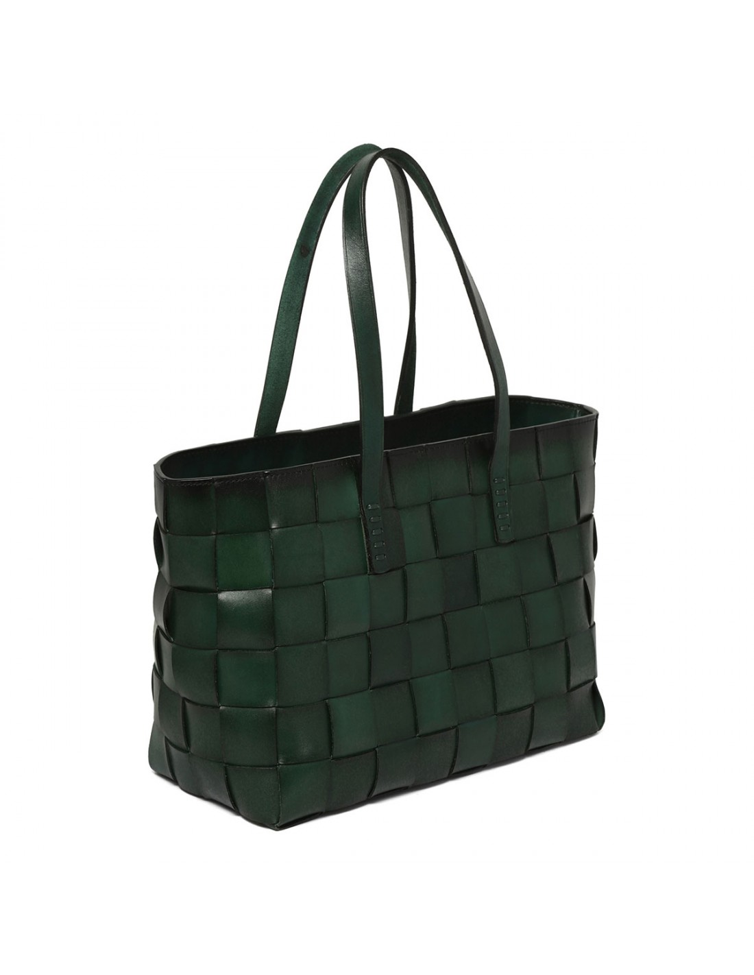 Box Weave basket tote bag