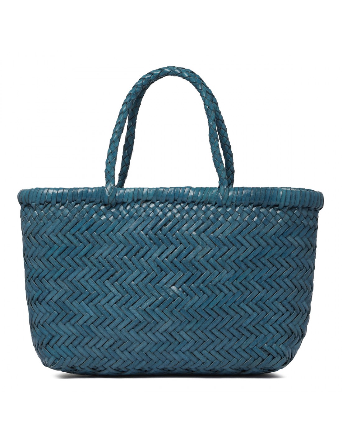 Mini flat Gora ocean blue tote