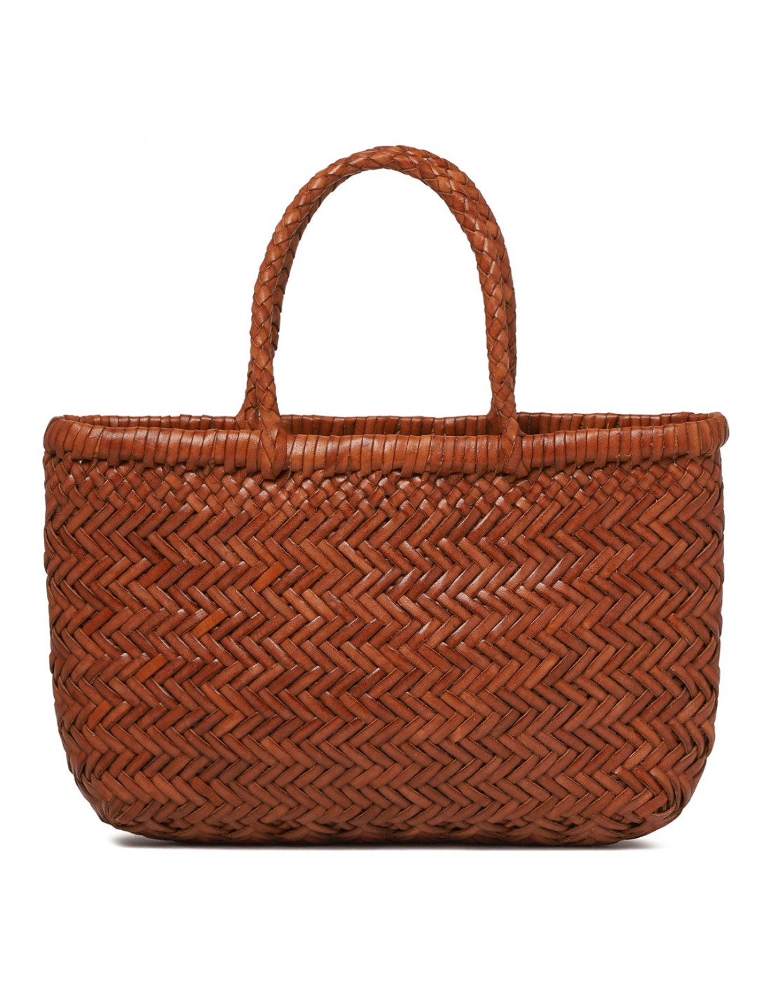 Mini flat Gora tan hue tote