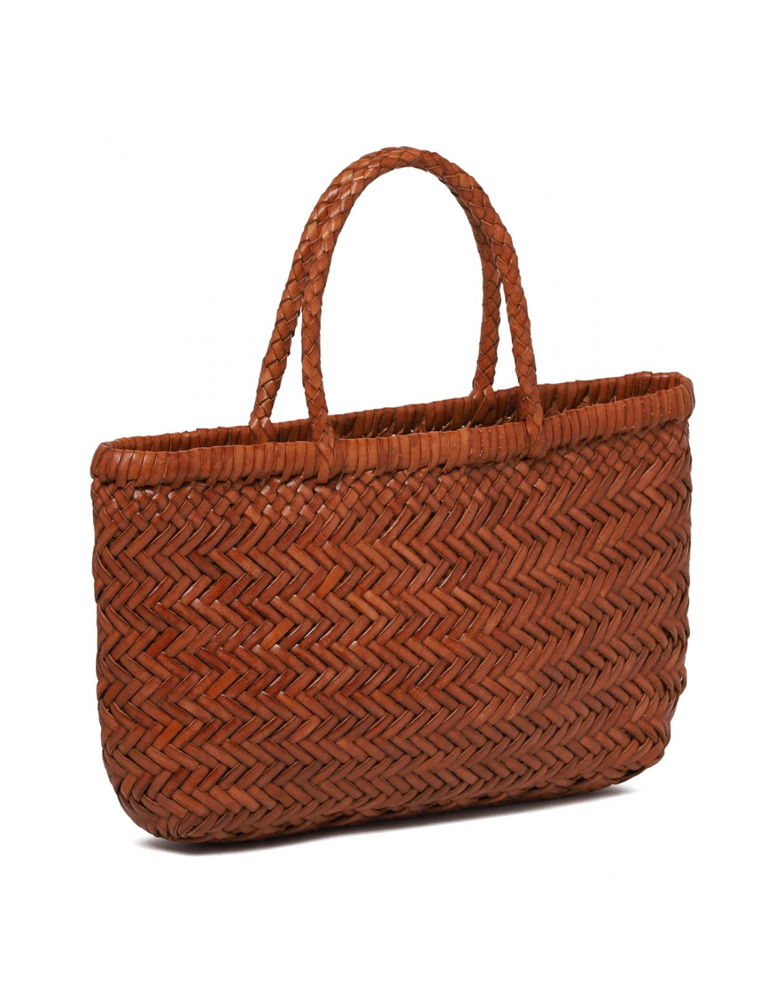 Mini flat Gora tan hue tote