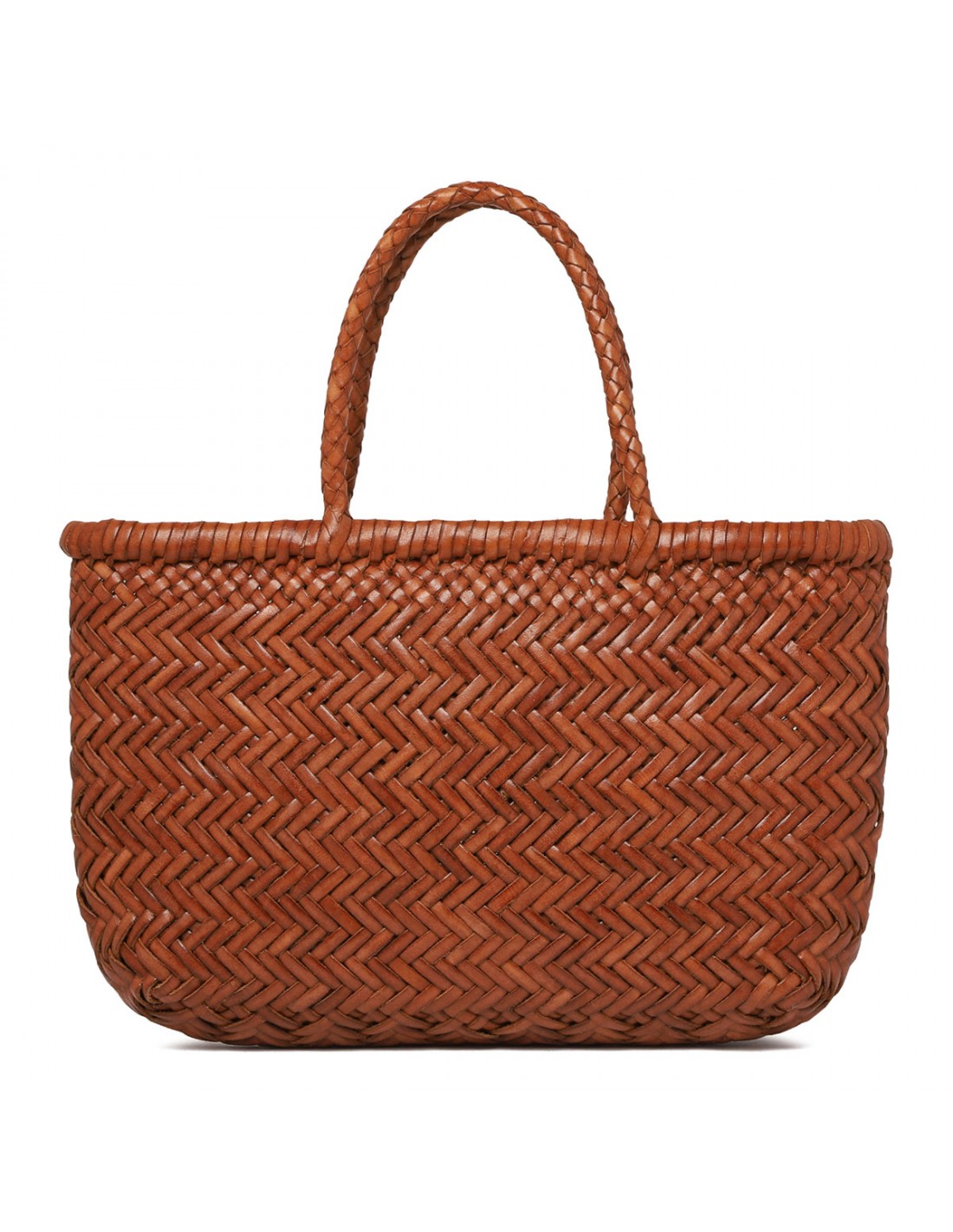 Mini flat Gora tan hue tote