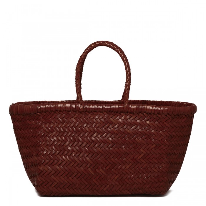 Bamboo Triple Jump burnt brown tote