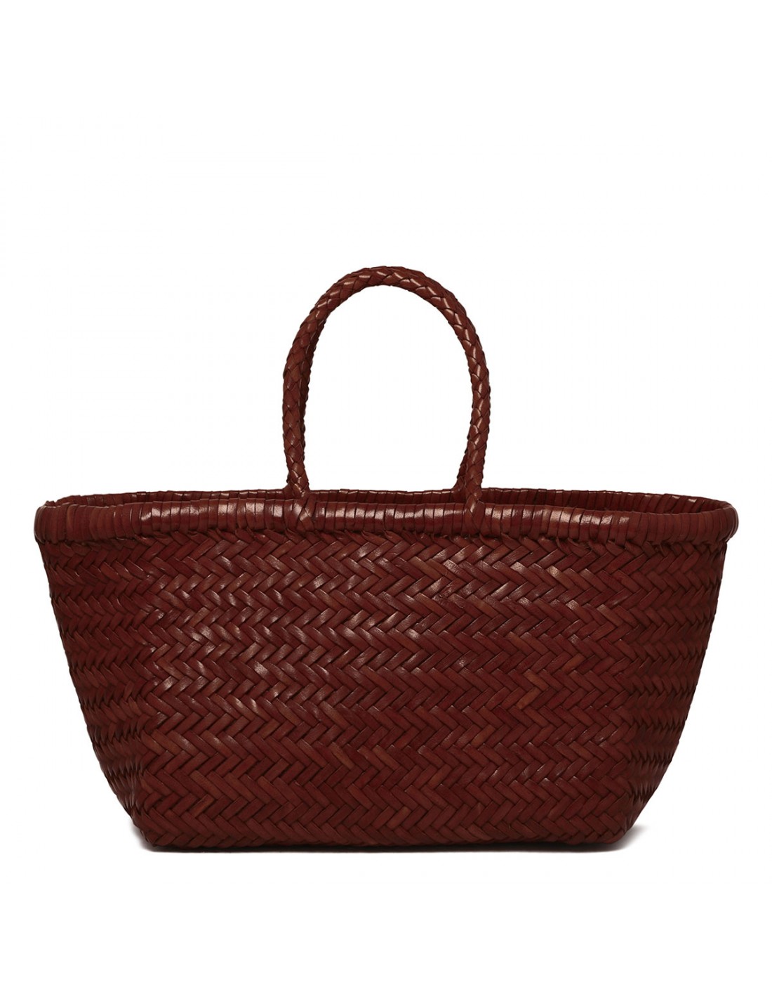 Bamboo Triple Jump burnt brown tote