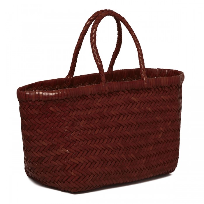 Bamboo Triple Jump burnt brown tote