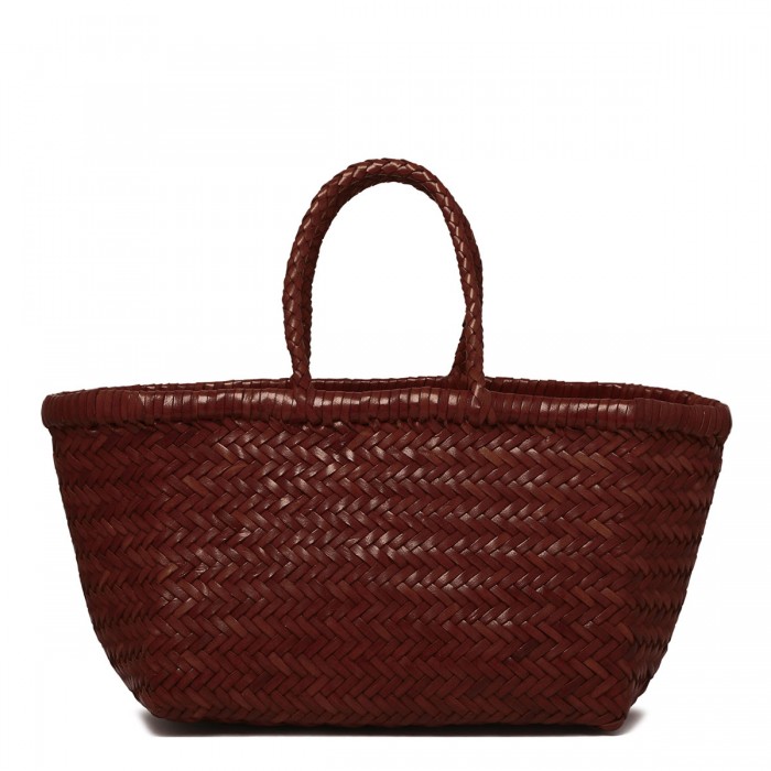 Bamboo Triple Jump burnt brown tote