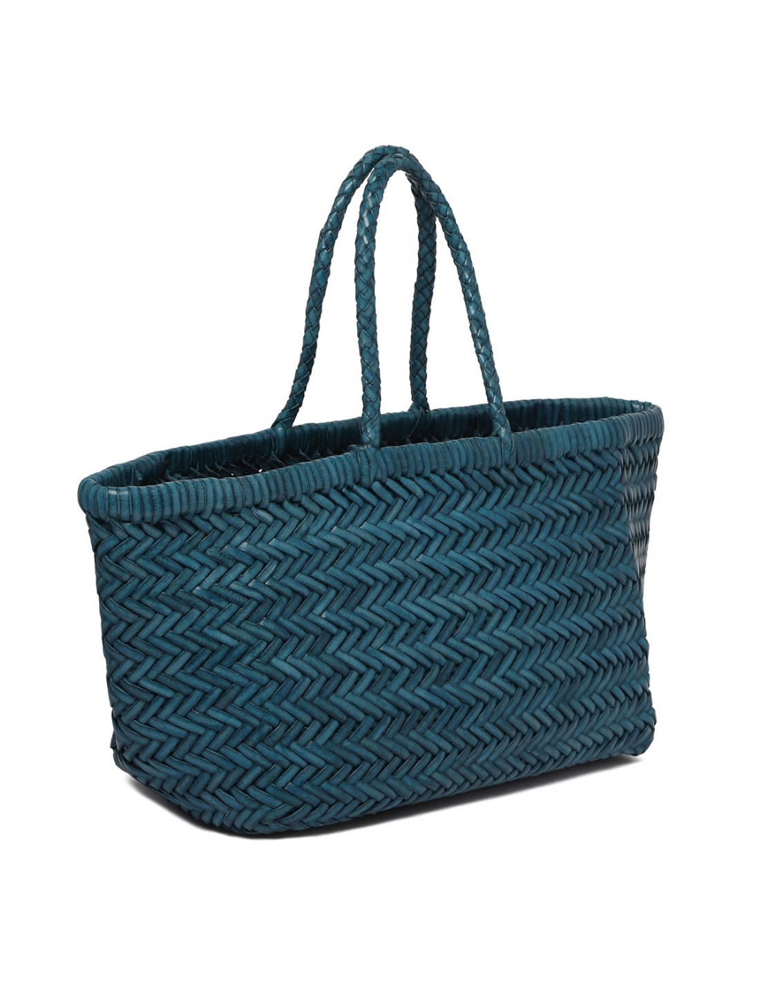 Bamboo Triple Jump ocean blue tote