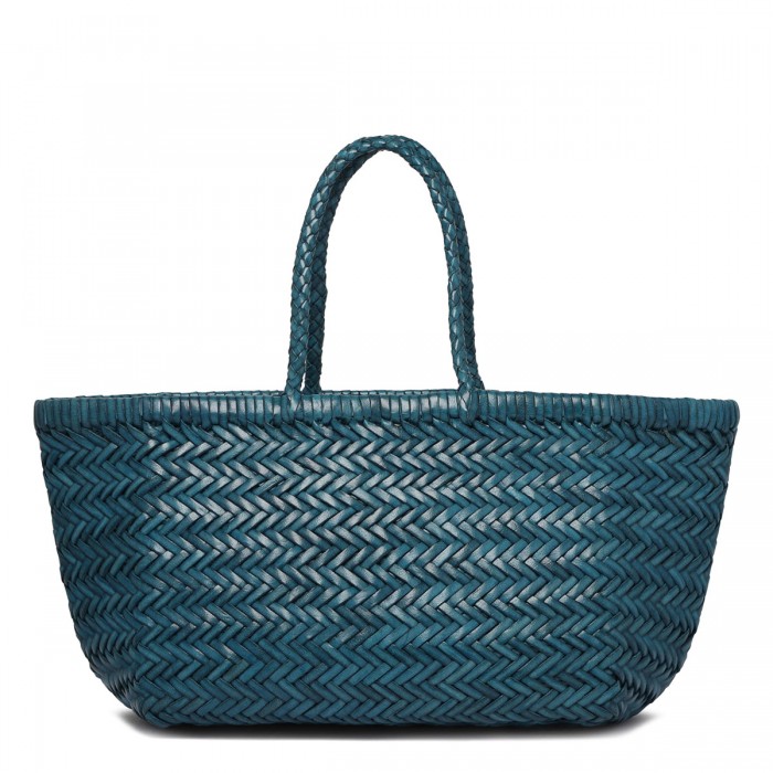 Bamboo Triple Jump ocean blue tote