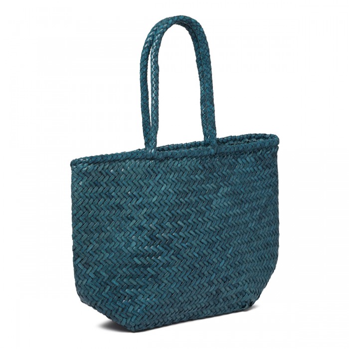 Grace Basket small ocean blue tote