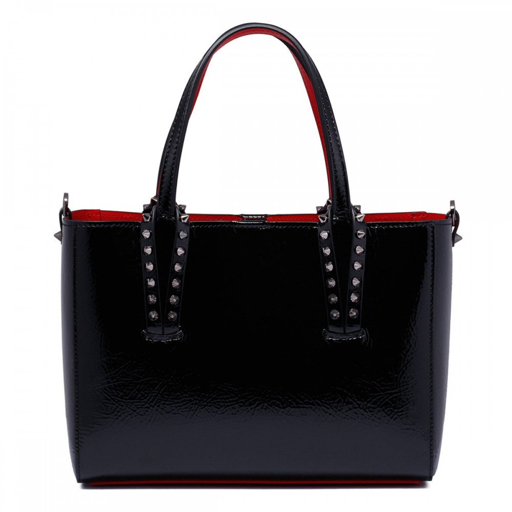 Cabata mini patent tote bag