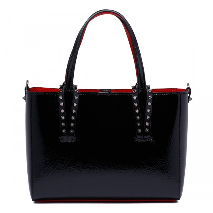 Cabata mini patent tote bag