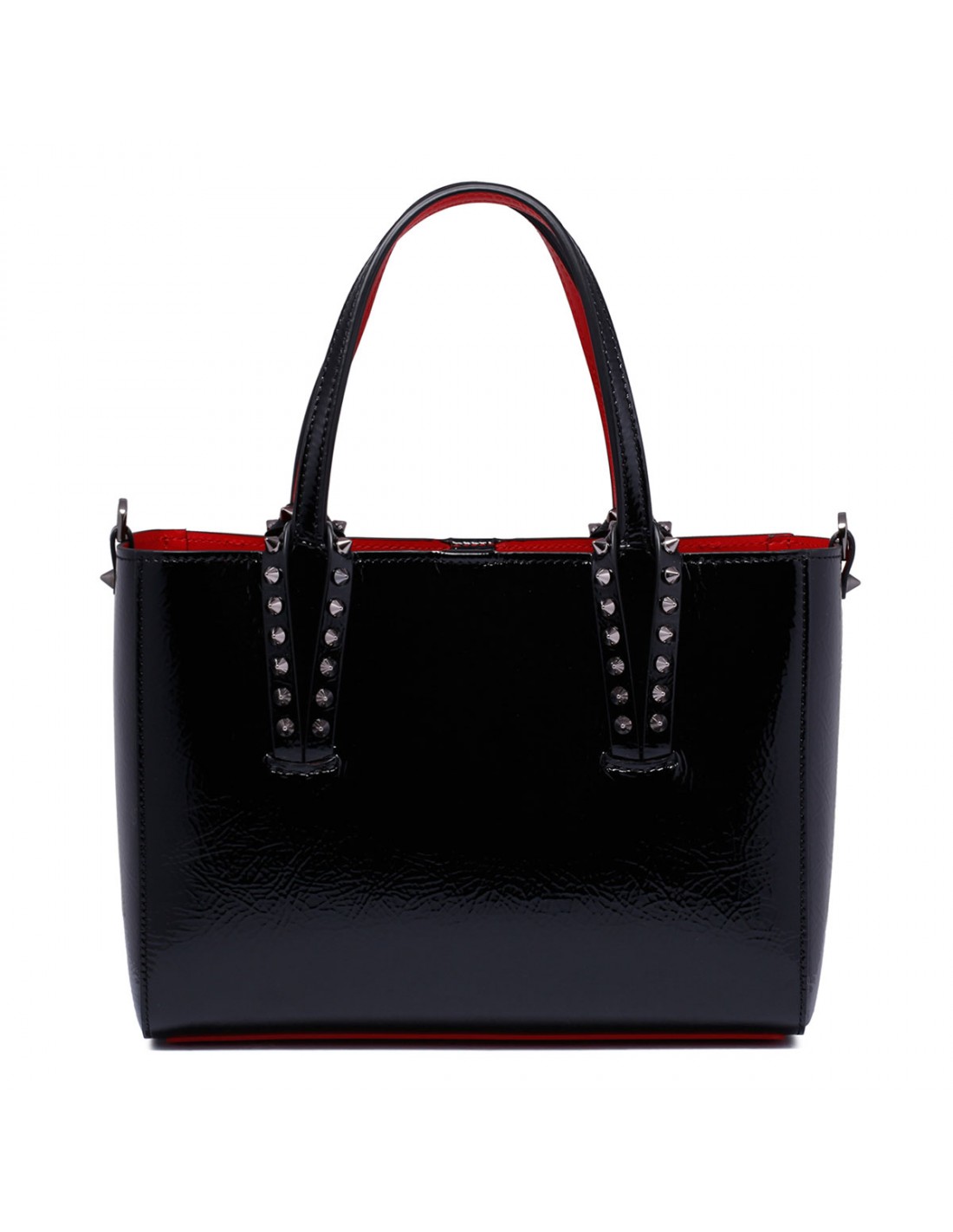 Cabata mini patent tote bag