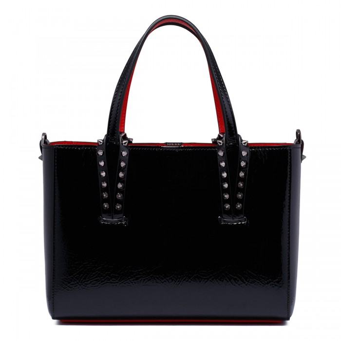 Cabata mini patent tote bag